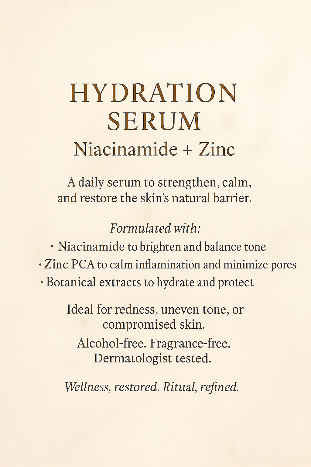 EARTHE RENEW / Hyrdration Serum