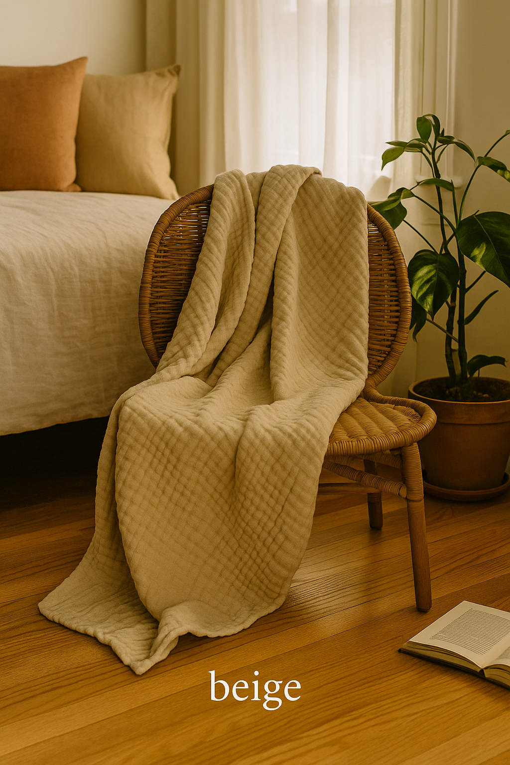 Cotton Muslin Throw