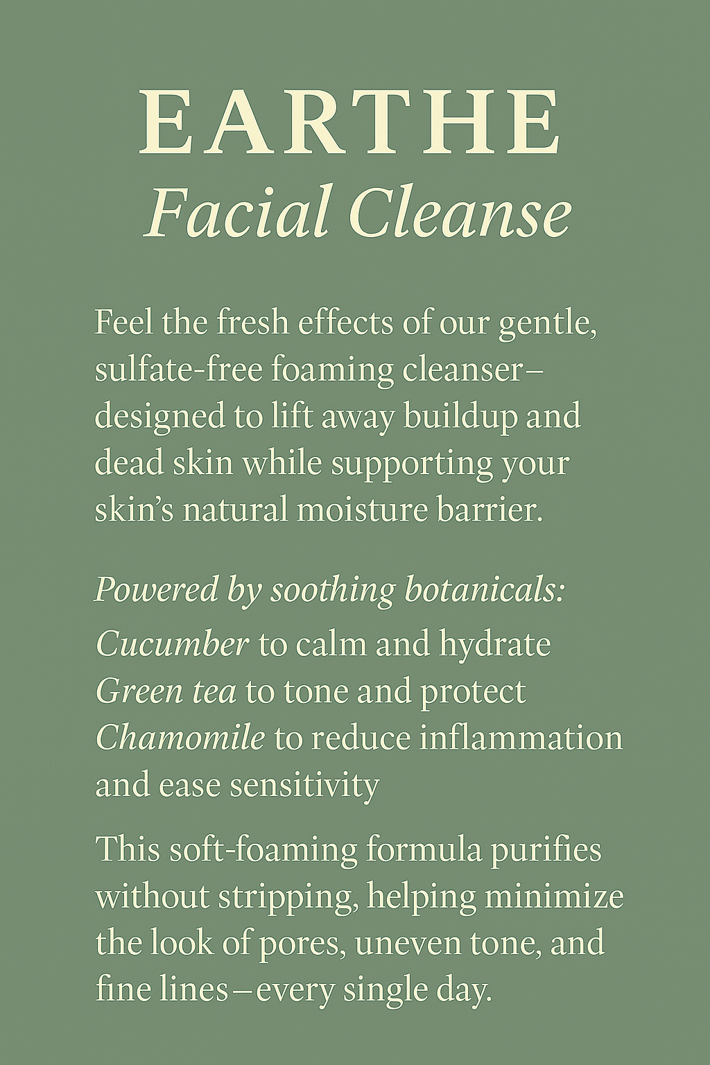 EARTHE RITUAL / Facial Cleanse